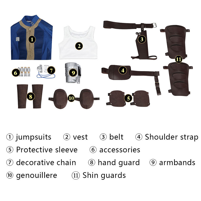Fallout Lucy Cosplay Costume — detail
