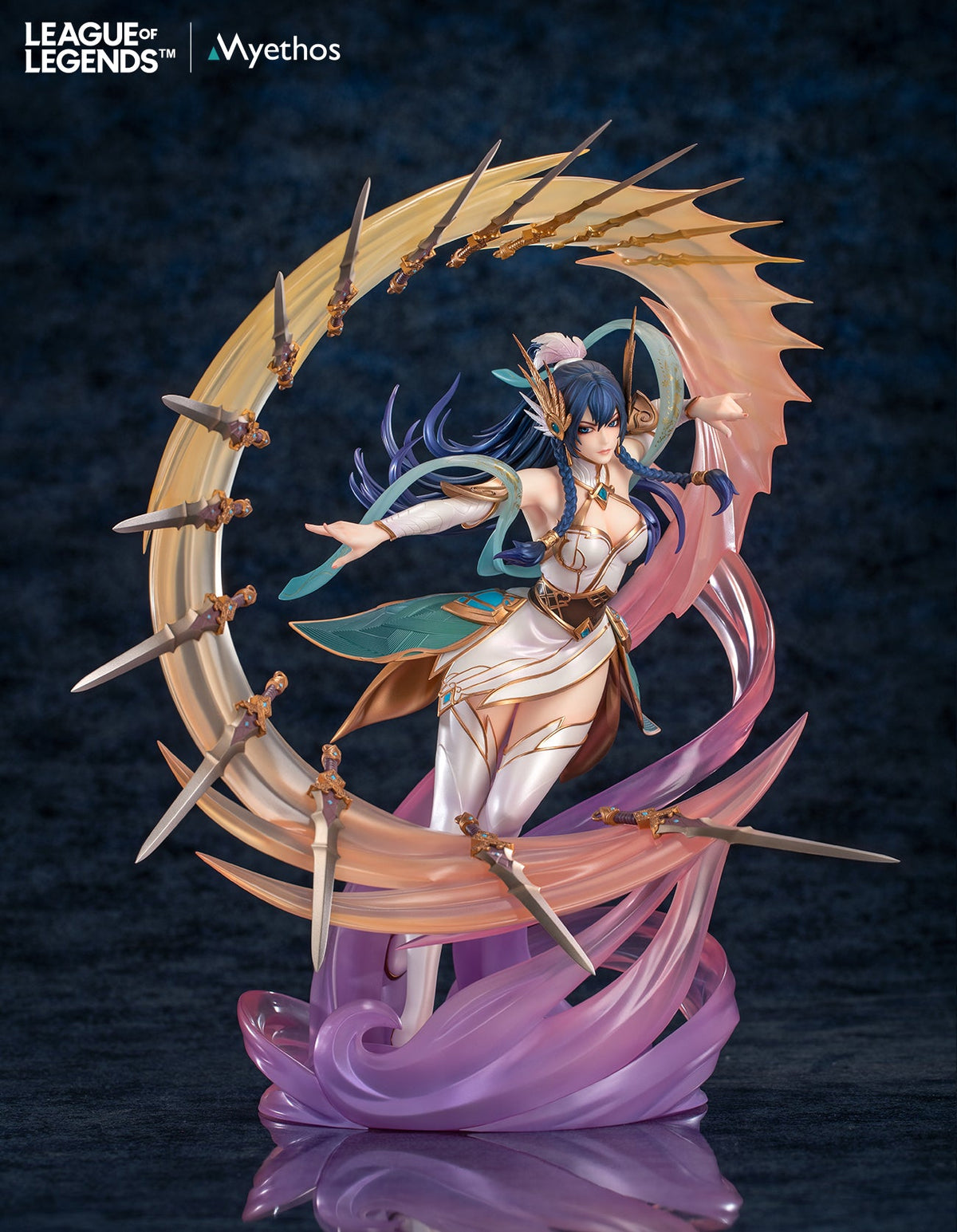 League of Legends Divine Sword Irelia 1/7 Scale Figure — back view
