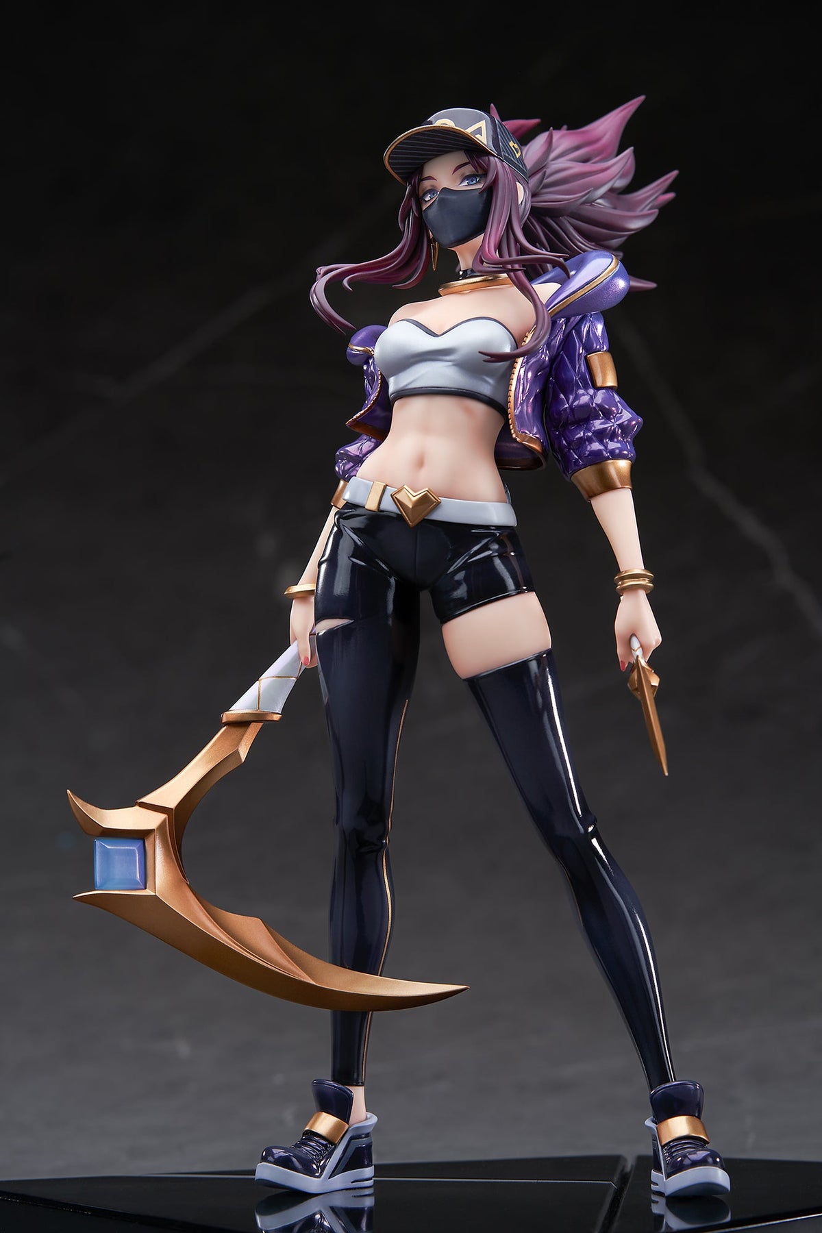 League of Legends K/DA Akali 1/7 Complete Figure — side view