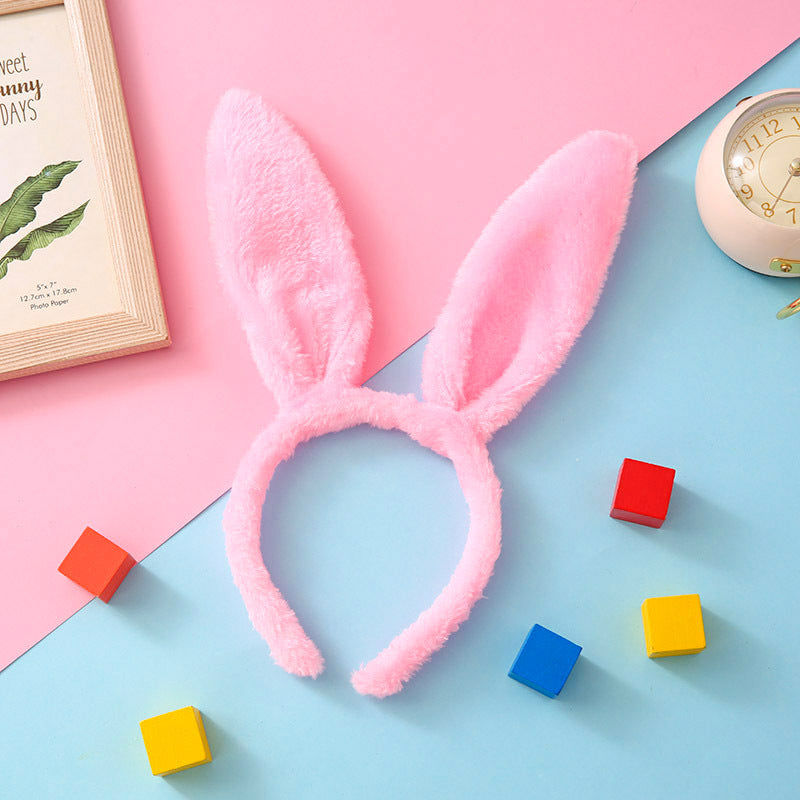 Plush Sequins Rabbit Ears Headband | Magic Stories