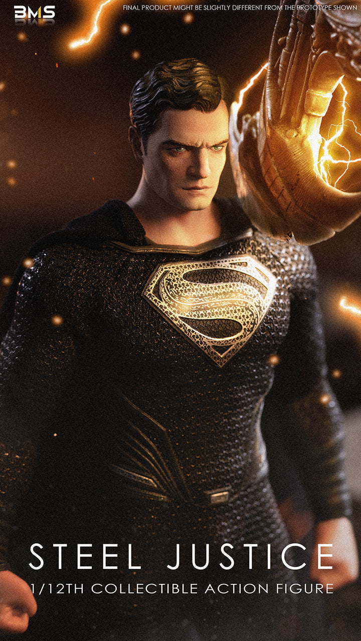 Steel Justice 1/12 Collectible Action Figure — back view