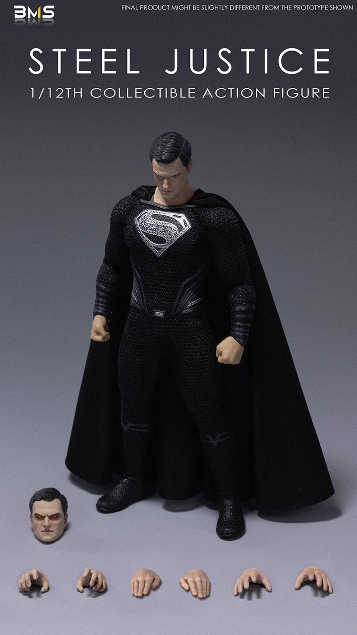 Steel Justice 1/12 Collectible Action Figure — back view