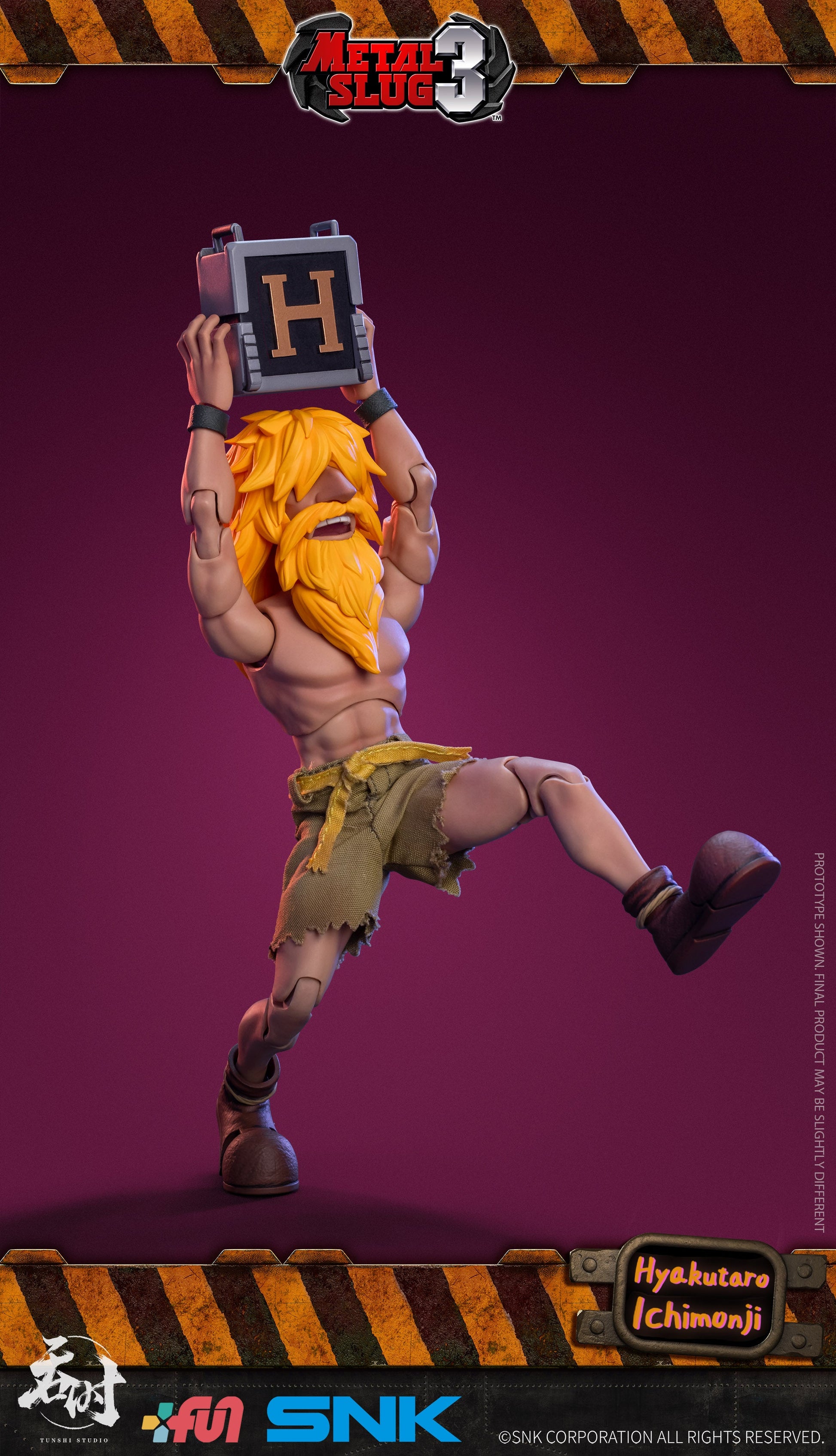 METAL SLUG 3  HYAKUTARO ICHIMONJI 1/12TH ACTION FIGURE BY TUNSHI STUDIO & SNK - Magic Stories