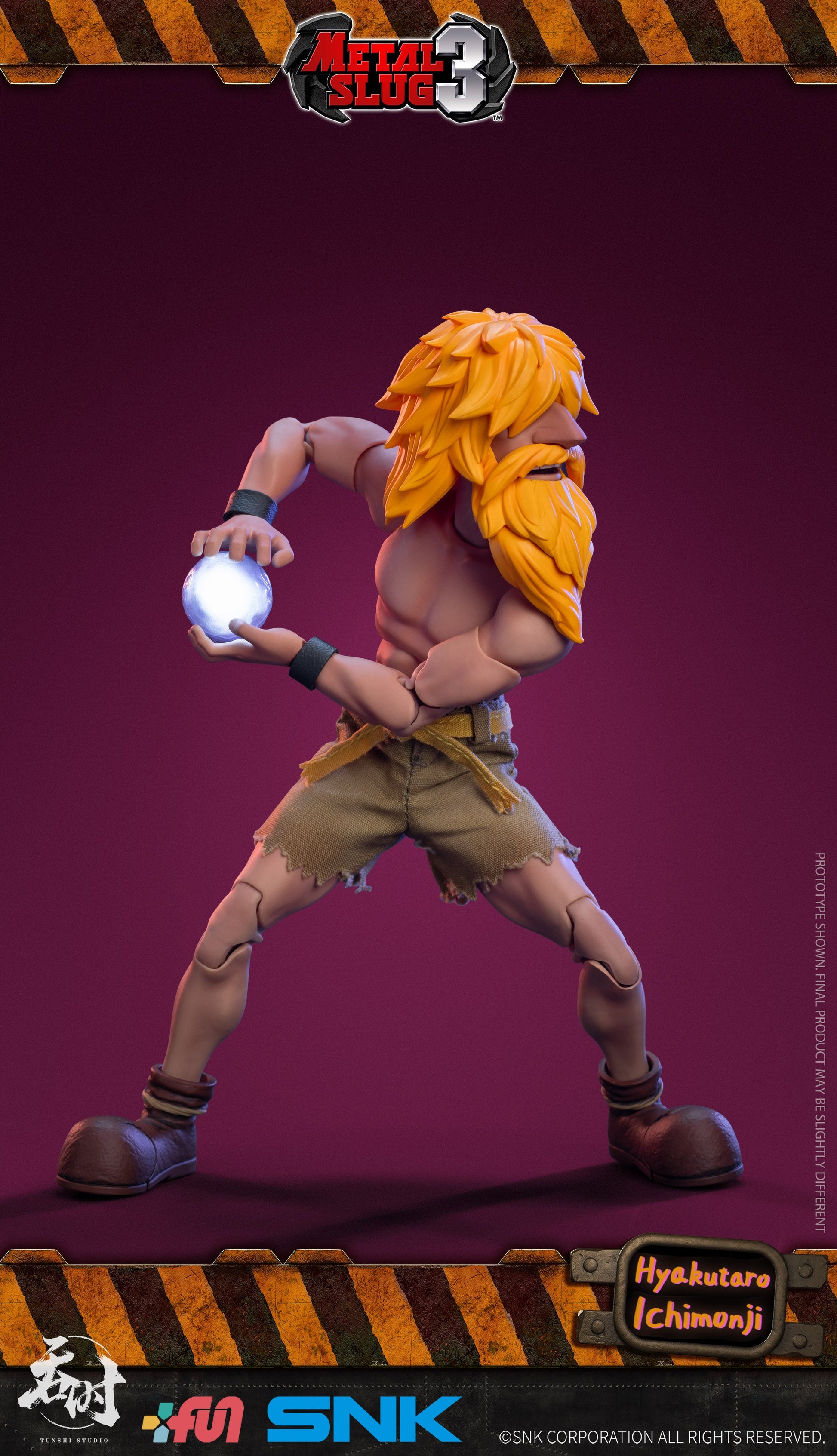 METAL SLUG 3  HYAKUTARO ICHIMONJI 1/12TH ACTION FIGURE BY TUNSHI STUDIO & SNK - Magic Stories