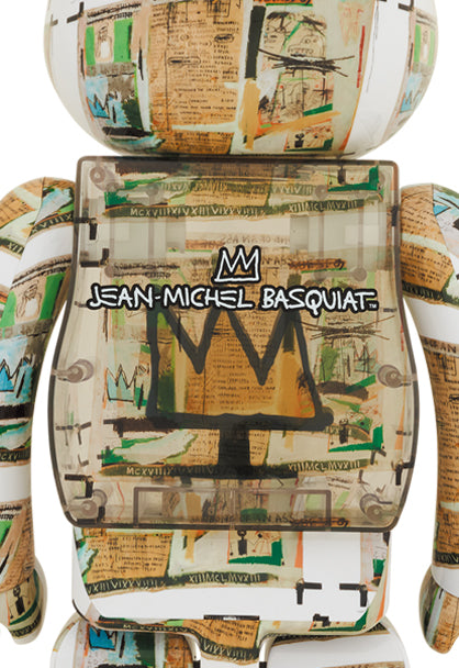 1000% Bearbrick Jean-Michel Basquiat - King Pleasure — back view
