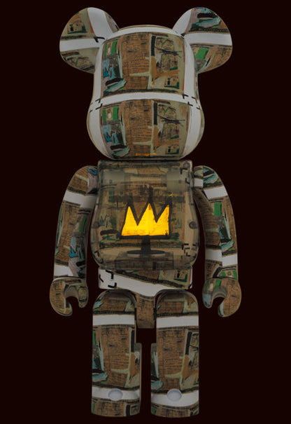 1000% Bearbrick Jean-Michel Basquiat - King Pleasure