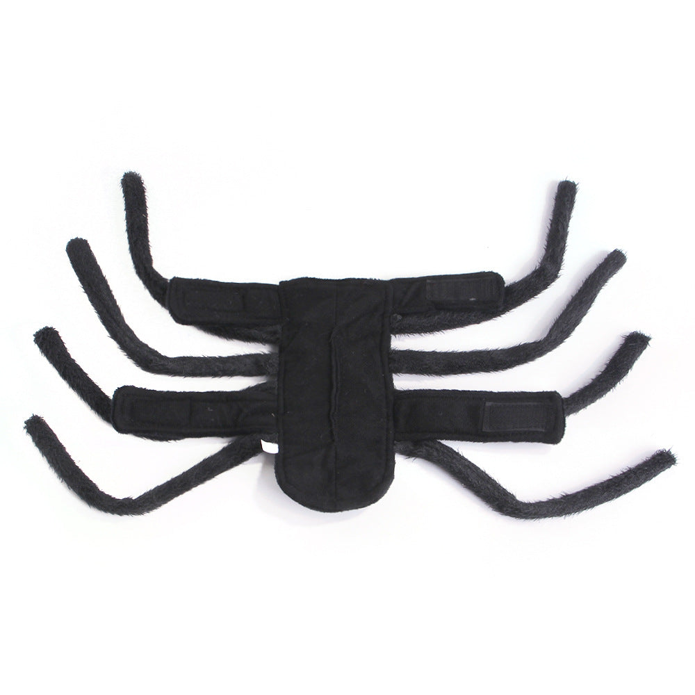 Pet Halloween Funny Spider Chest Back Creative Cat Dog Small Dog Transformation Costume For Dogs Cats Party Cosplay — detail