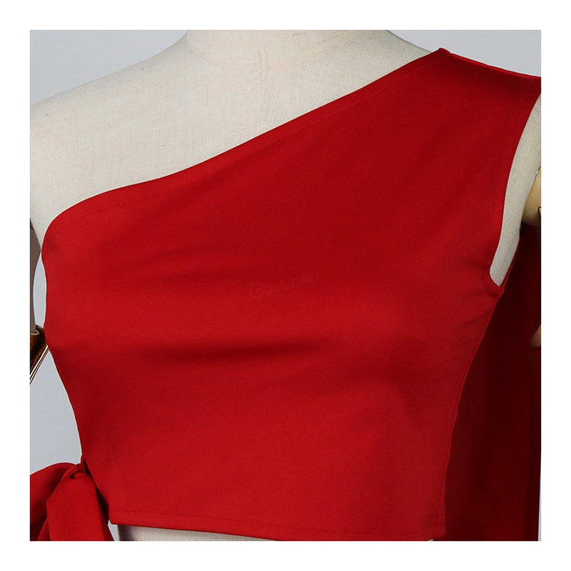 Avatar: The Last Airbender Katara Red Dress Cosplay — scale reference