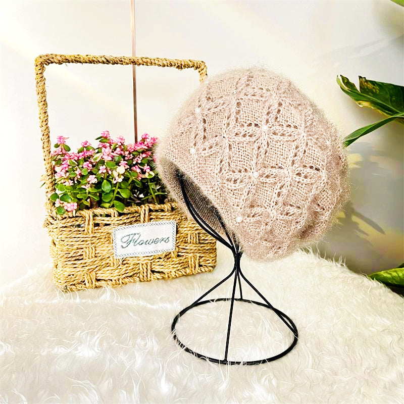 Ladies Squirrel Plush Thread Pile Hat | Magic Stories