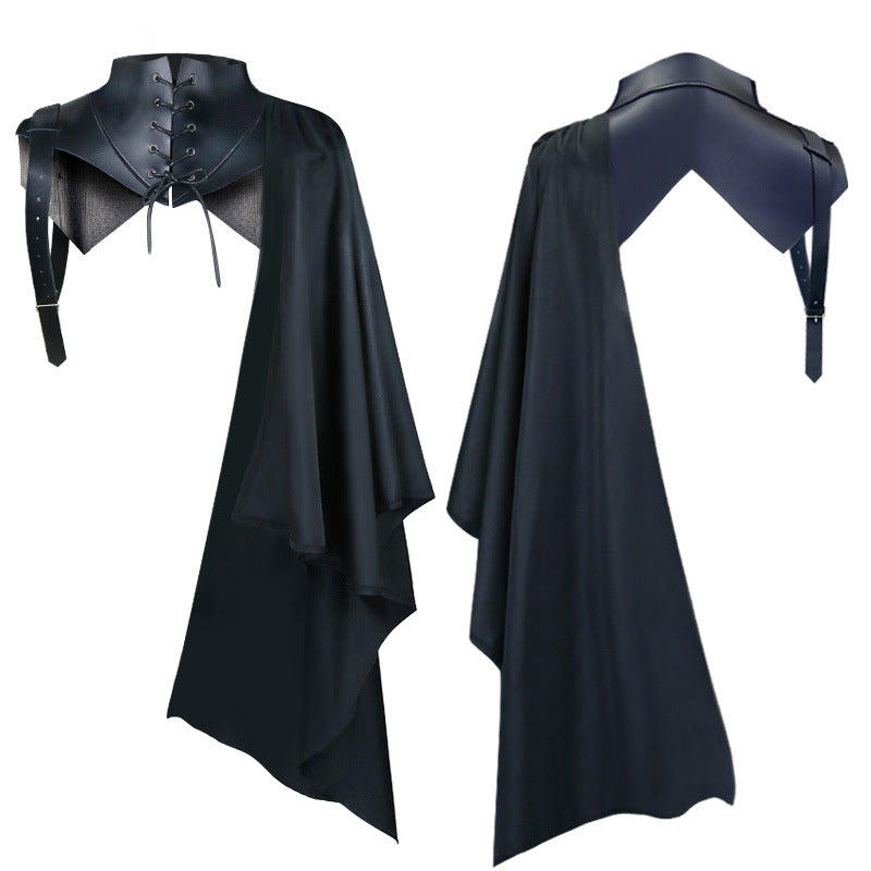 Halloween Party Demon Costume Retro Cape — scale reference