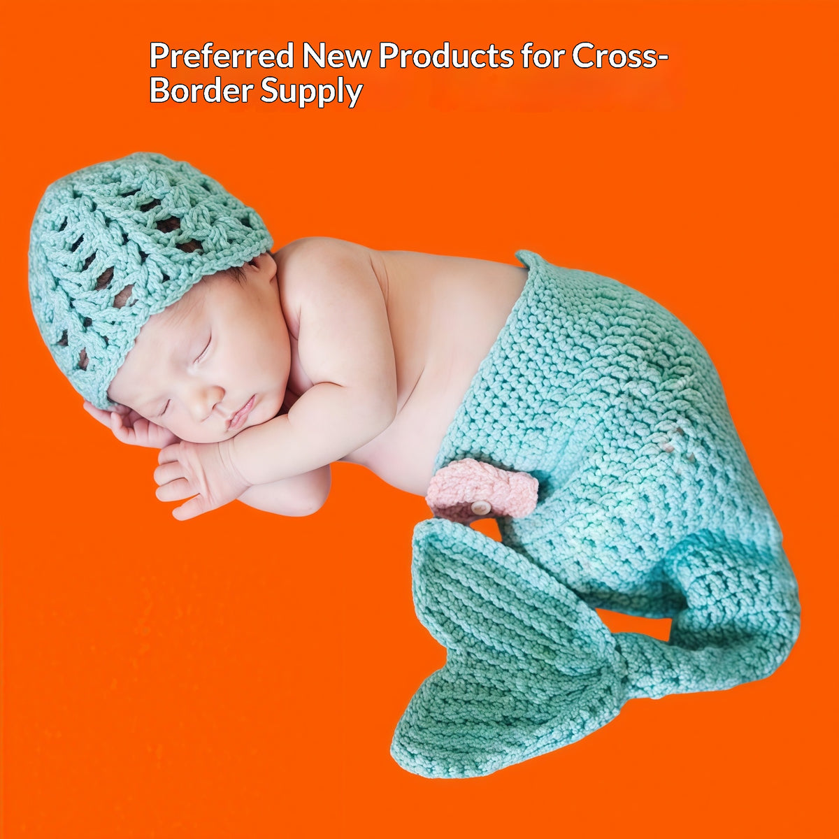 Cute Baby Photography Mermaid Costume Prop | Magic Stories