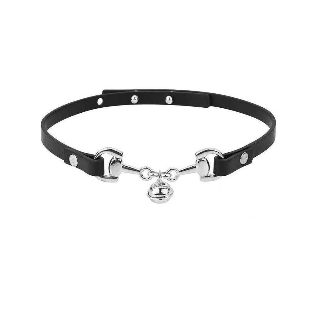 Y2K Black Diamond Punk Choker Necklace | Magic Stories