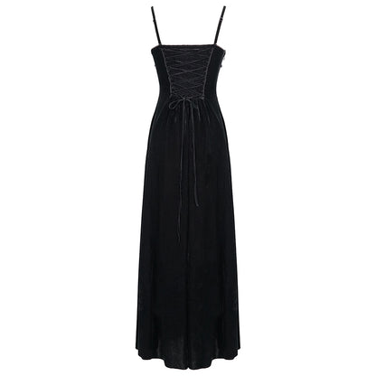 Vintage Gothic Fashion Women's Sling Dress | Magic Stories