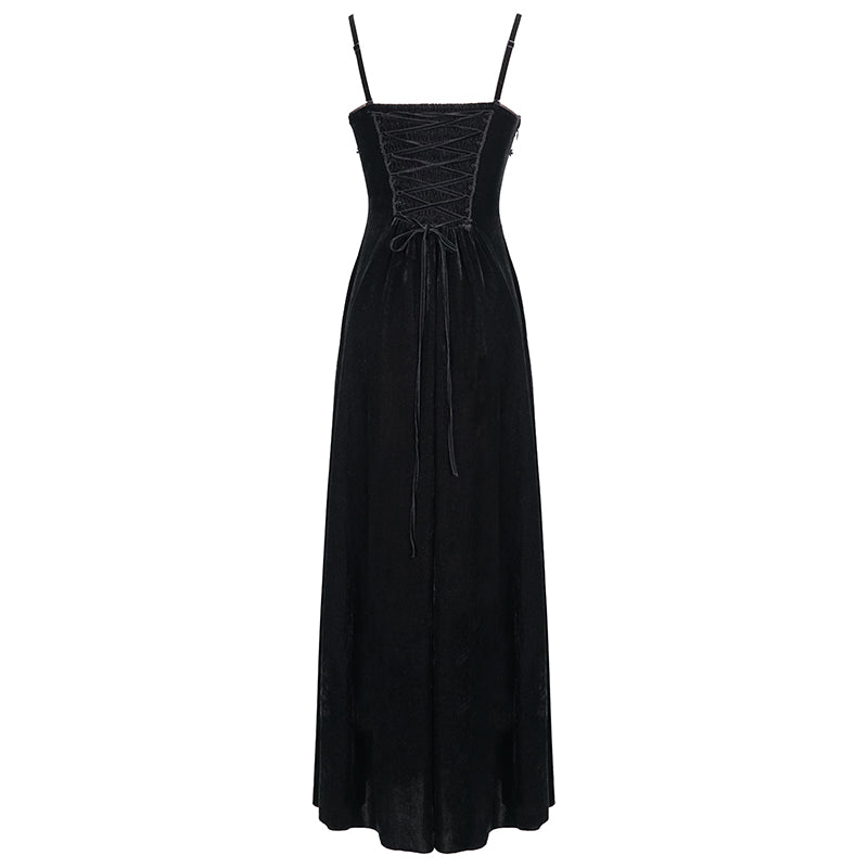 Vintage Gothic Fashion Women's Sling Dress | Magic Stories