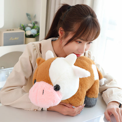 Cute Ranch Cow Doll Plush Toys — detail