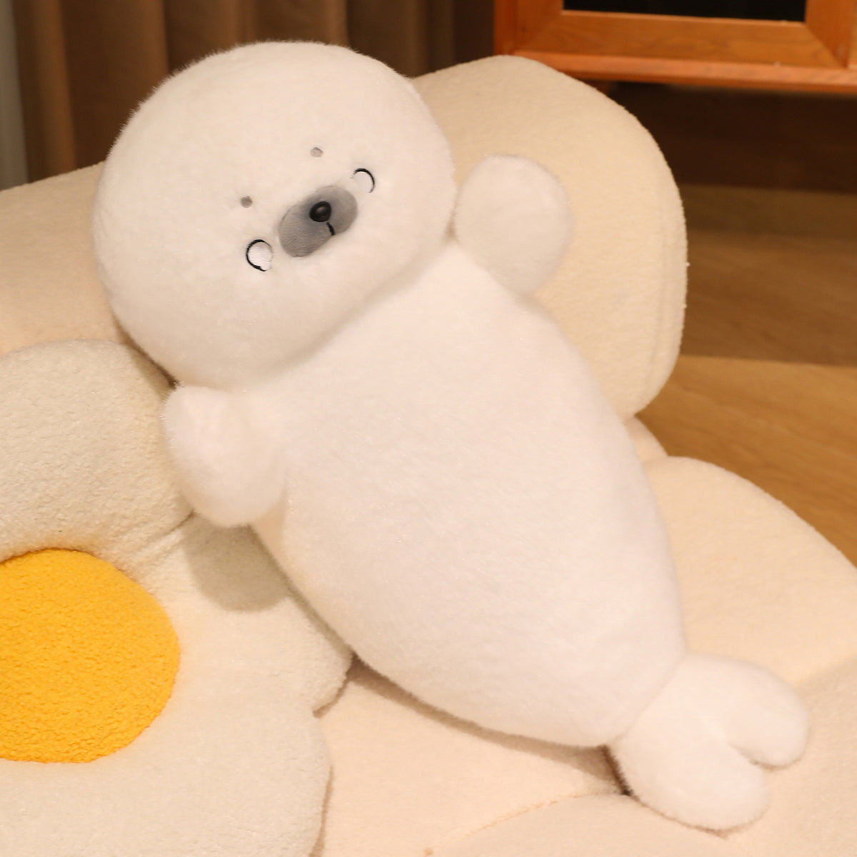 Cute Lying-seal Plush Toy Soft Sea Otter | Magic Stories