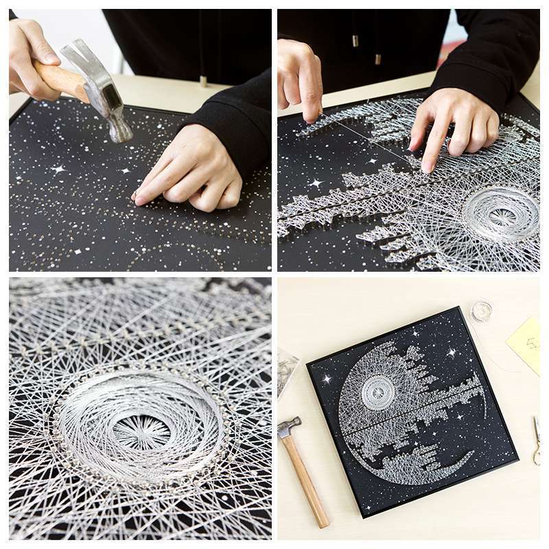 Star Wars DIY Painting Craft Kit — scale reference