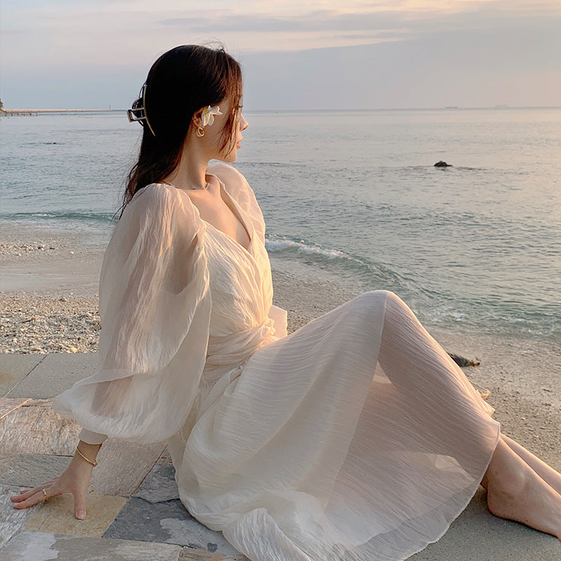 V Neck Fairy Dress Long Sleeved Fairy | Magic Stories