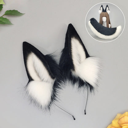 Handmade Anime Animal Ears Headband — side view