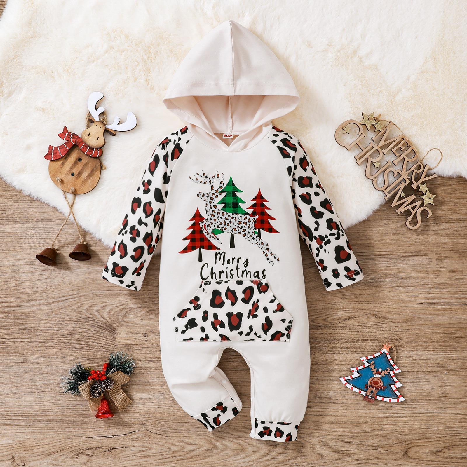 Children's Clothing Christmas New Long-sleeved Hooded One-piece Long Climbing Children's Clothing — packaging