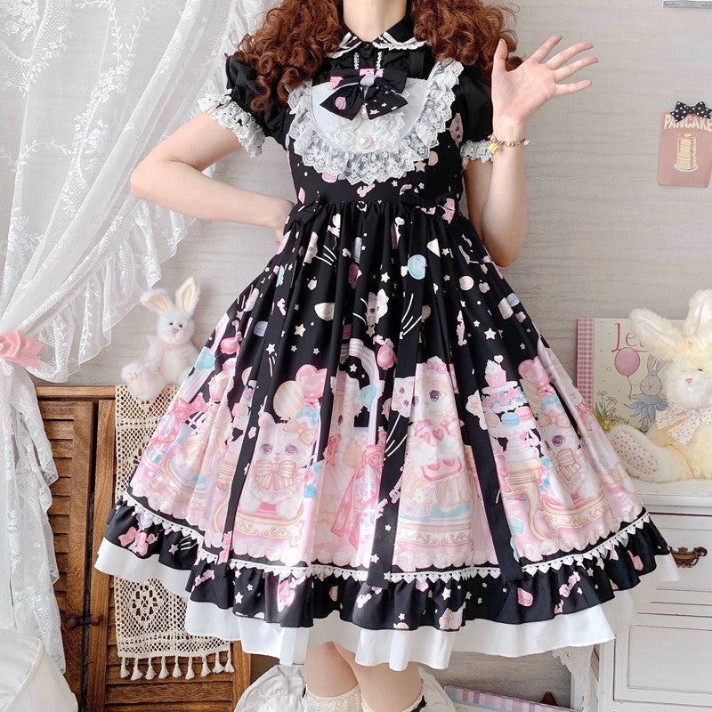 Original Design Lolita Cat Sweetheart Cute | Magic Stories