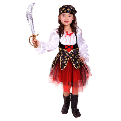 Halloween Children's Pirate Costume Costume — back view