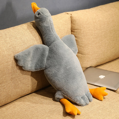 Big White Goose Doll Pillow Children's Plush | Magic Stories