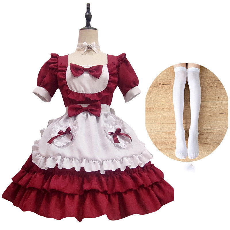 Cosplay Women's Two-dimensional Maid Cos Clothing — back view