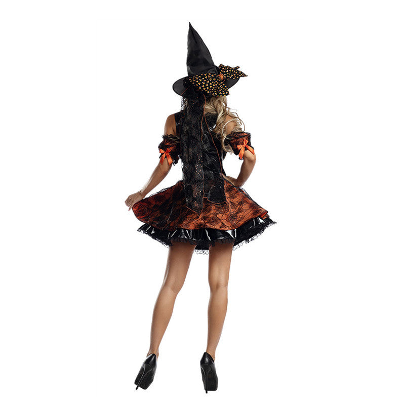 Halloween Witch Costume Role Play — in use