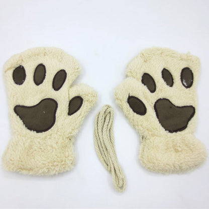 Cat Palm Winter Girls' Halter Plush Half | Magic Stories