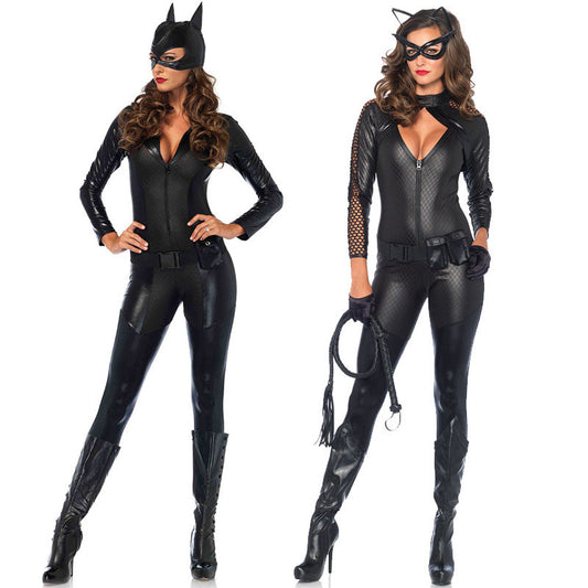 Cat Girl Uniform One-piece Bodysuit Costume | Magic Stories