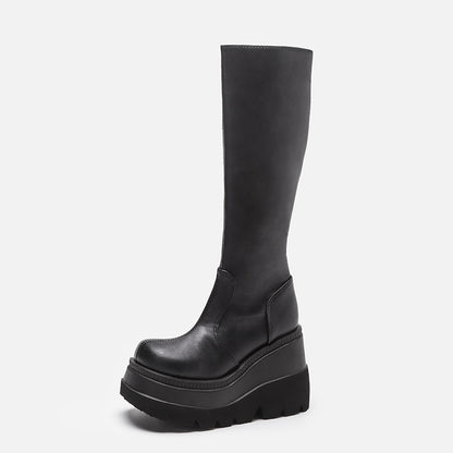 Gothic Platform Boots Biker Boots | Magic Stories