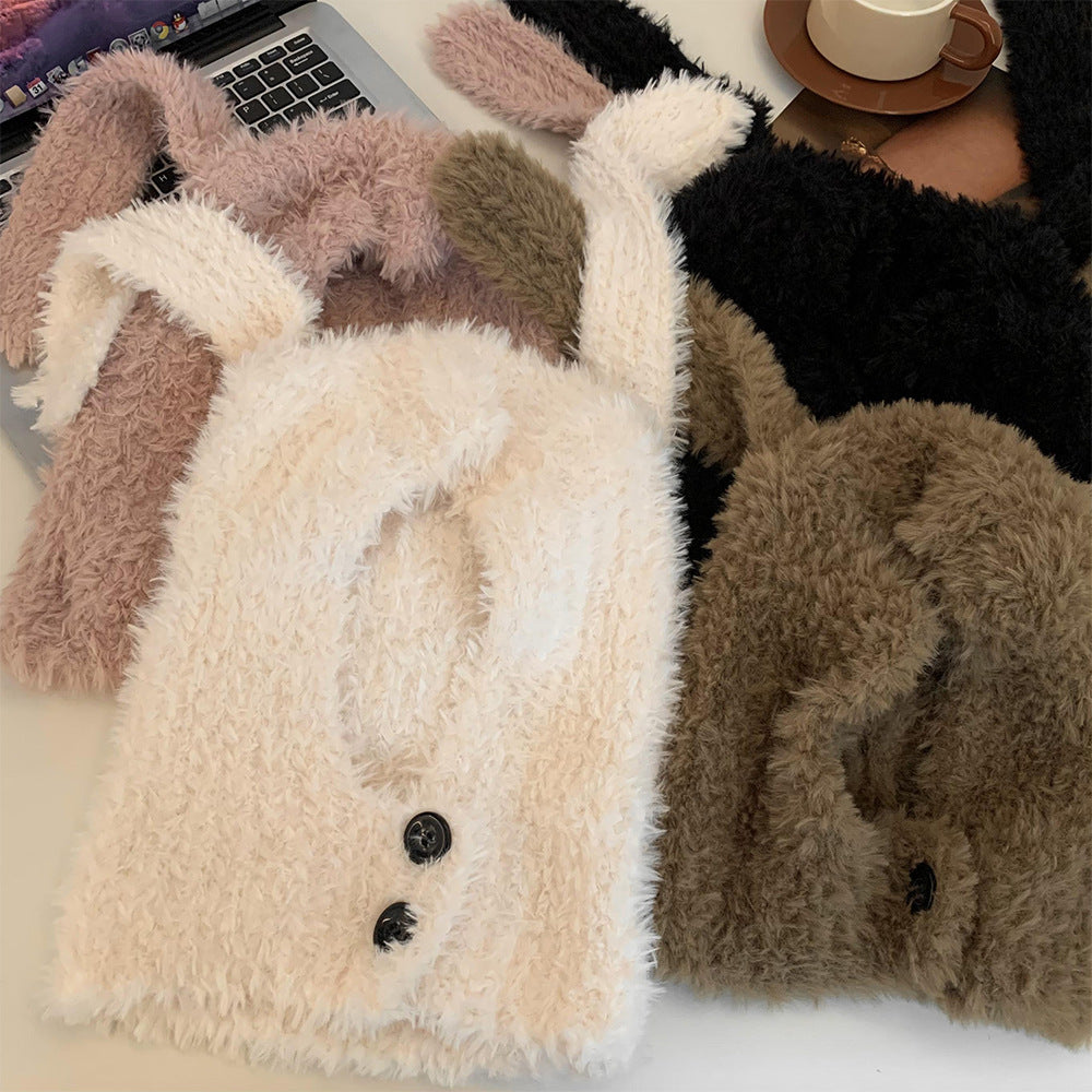 Plush Long Ears Rabbit Hat Children | Magic Stories