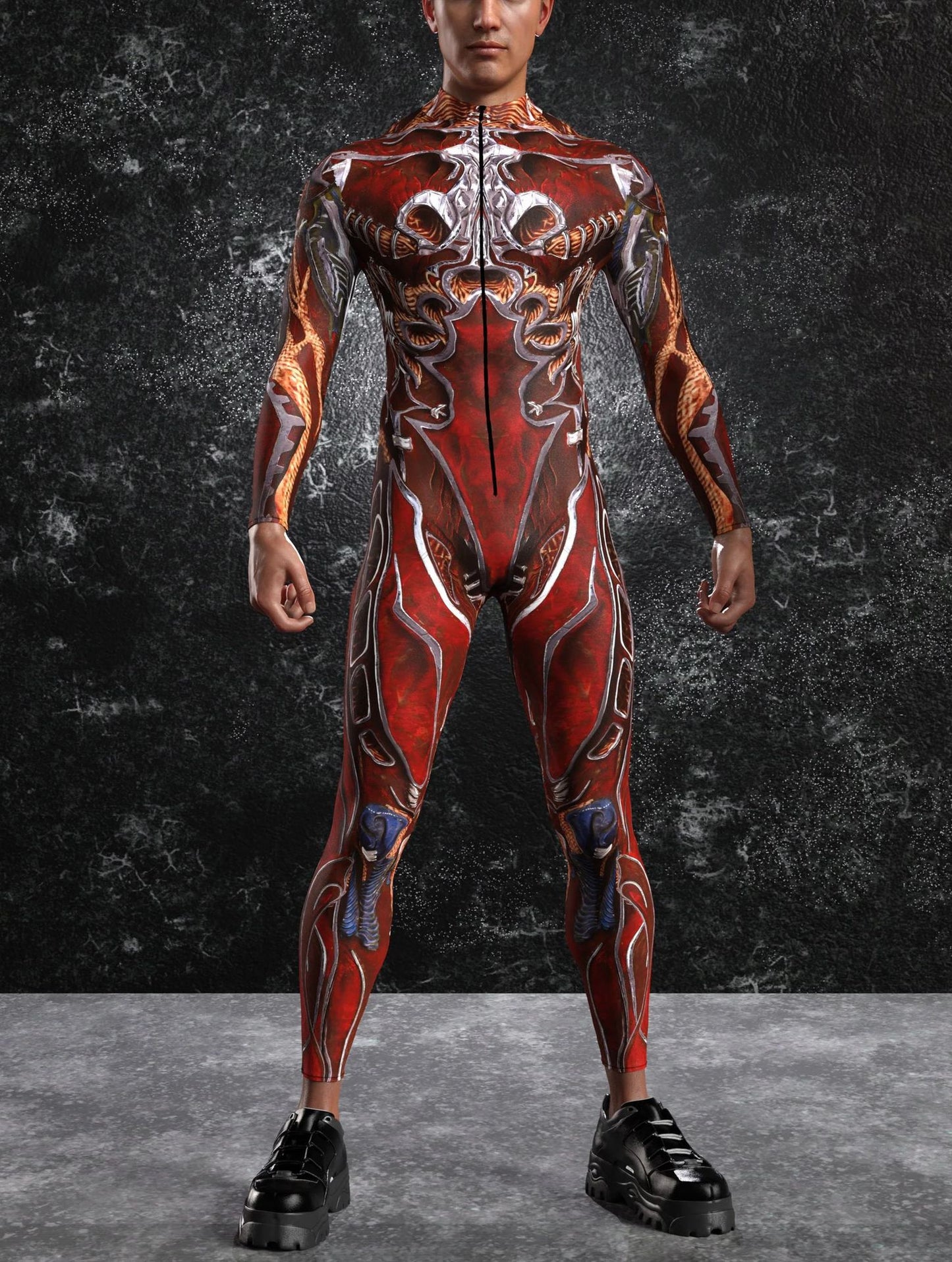 Digital Printing Cosplay One-piece Costume — detail