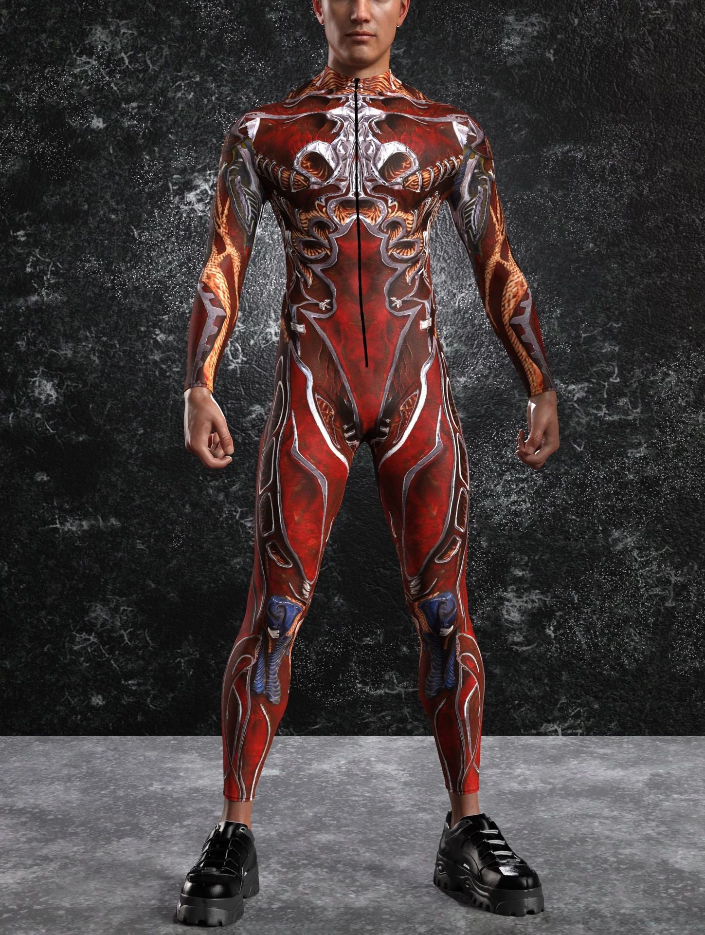 Digital Printing Cosplay One-piece Costume — detail
