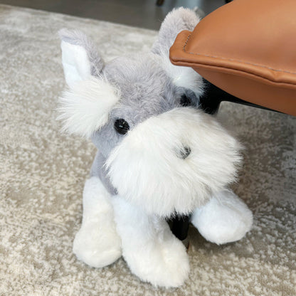 Cute Schnauzer Plush Toy Dog Doll | Magic Stories