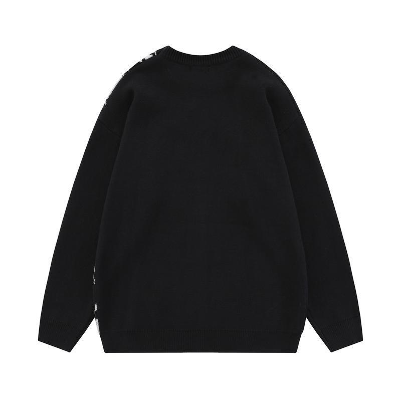 Vintage Anime Oversized Knit Sweater - Couple & Unisex — packaging