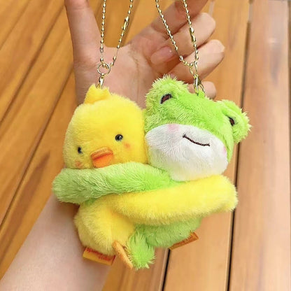 Animal-themed Couple Plush Keychain Pendant | Magic Stories