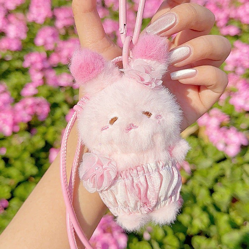 Cute Cherry Blossom Kitten Plush Storage | Magic Stories