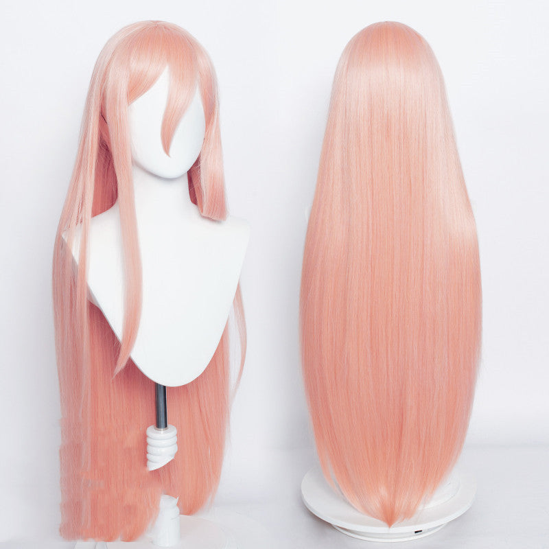 Mixed-Color Cosplay Wig - Smooth, Easy-Care Hair — detail