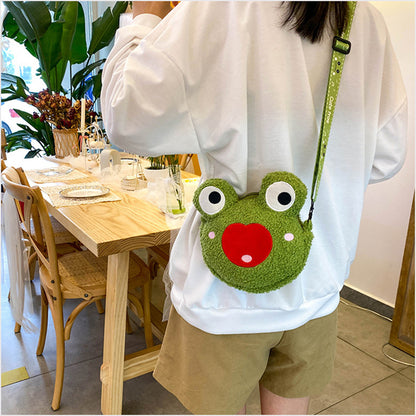 Fashion New Frog Doll Bag Plush — detail