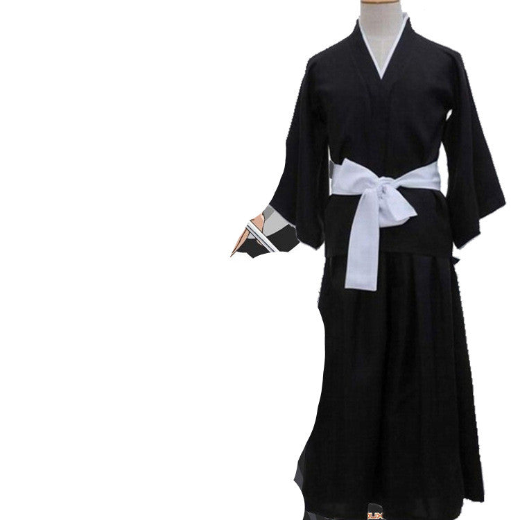 Japanese Anime And Kimono Cosplay Costume Women — back view