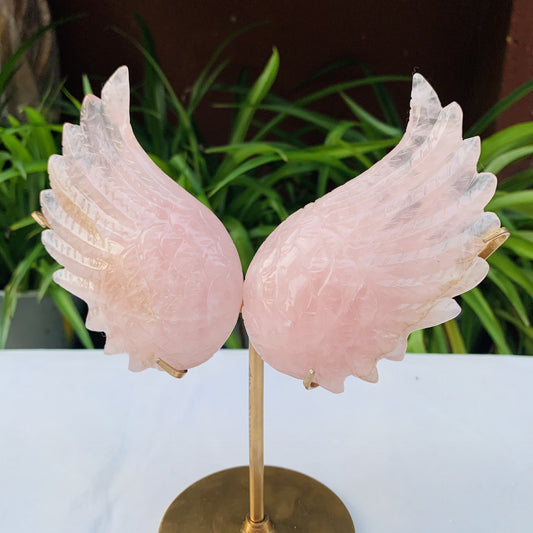 Angel Wings Carved Crystal Ornaments | Magic Stories