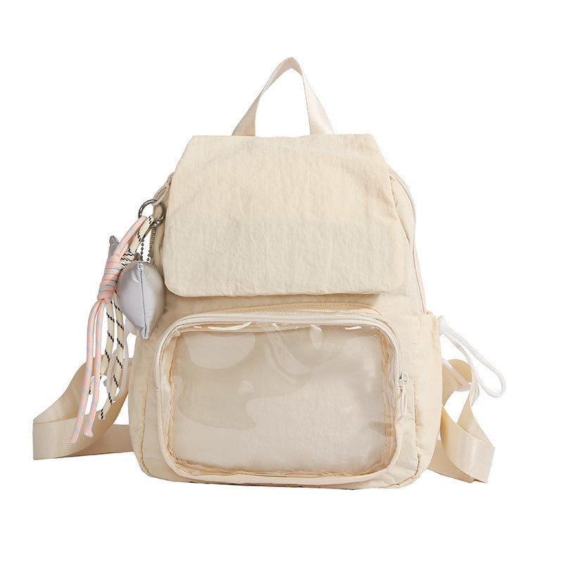 Lightweight And Cute Anime-style Backpack For Students — in use