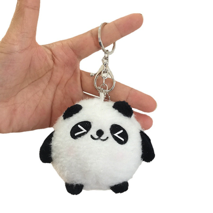 Cute Cartoon Panda Plush Keychain | Magic Stories