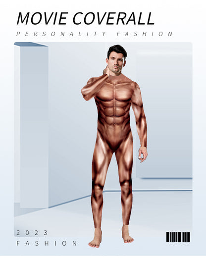 Cosplay Digital Printing Pattern One-piece Men — side view