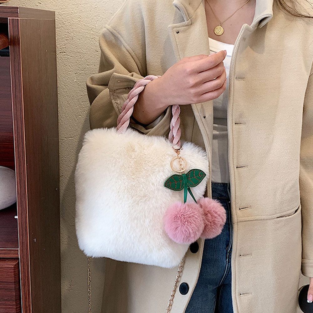 Plush Fashion Girl Cherry Handbag | Magic Stories