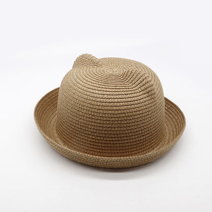 Cute Cat Ears Straw Hat Sunhat | Magic Stories