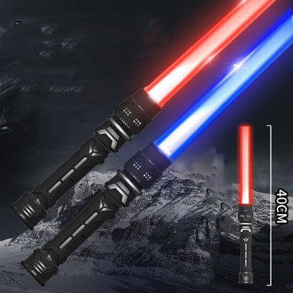 Star Wars Lightsaber Battle 2-Pack — Metal-Handle Light-Up Sword + Blue Laser Sword — back view