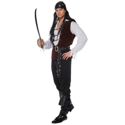 Men's Cosplay Clothes Halloween Pirates Of The Caribbean Clothing — in use